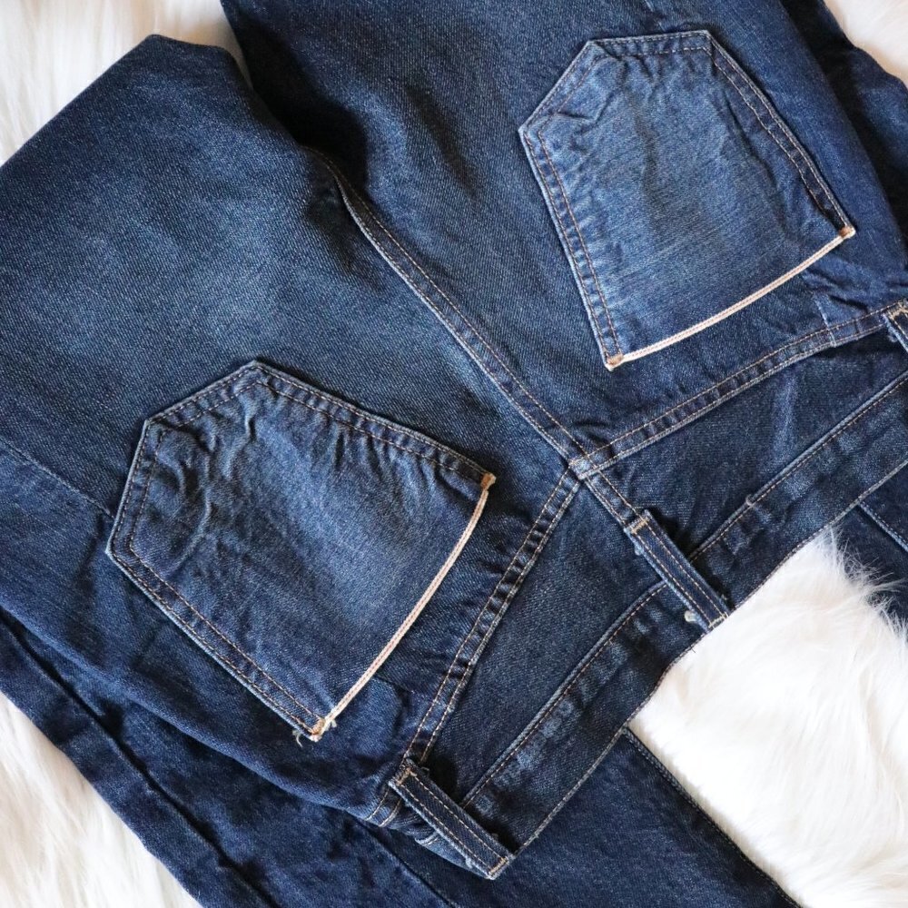 NEW Current/Elliott The Selvedge Straight Leg Jeans Size 25 - Picture 6 of 7